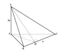 Cho hình chóp tam giác S.ABC có SA vuông góc với (ABC)