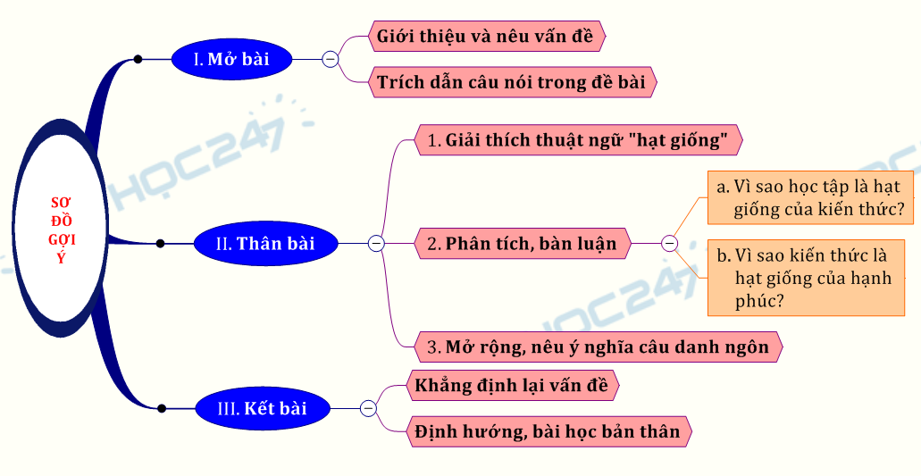 Nghị luận về câu ngạn ngữ Học tập là hạt giống của kiến thức, kiến thức là hạt giống của hạnh phúc