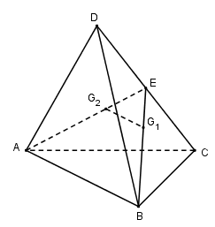 Cho tứ diện ABCD. Gọi  (ảnh 1)