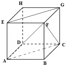 Cho hình lập phương ABCD.EFGH. Hãy xác định góc giữa cặp vectơ  (ảnh 1)