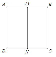 Cho hình vuông ABCD có cạnh bằng aa. Gọi M,N lần lượt là trung điểm của AB và CD. Khi quay hình vuông ABCD quanh MN tạo thành một hình trụ. Gọi (S) là mặt cầu có diện tích bằng diện tích toàn (ảnh 1)