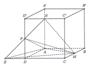 Cho hình hộp chữ nhật ABCD.A'B'C'D' có  (ảnh 2)