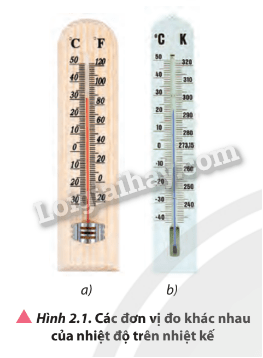 Giải SGK Vật Lí 12 Bài 2 (Chân trời sáng tạo): Thang nhiệt độ (ảnh 1)