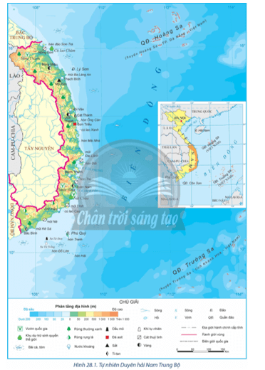 Dựa vào hình 28.1 và thông tin trong bài, hãy: Kể tên một số tài nguyên biển