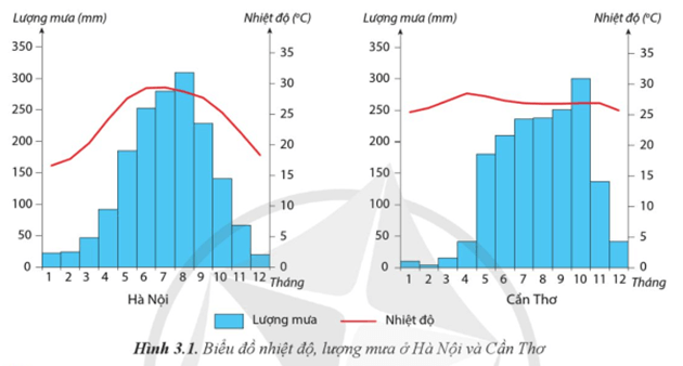 Dựa vào thông tin và hình 3.1 hãy chứng minh thiên nhiên nước ta có sự phân hóa theo Bắc – Nam