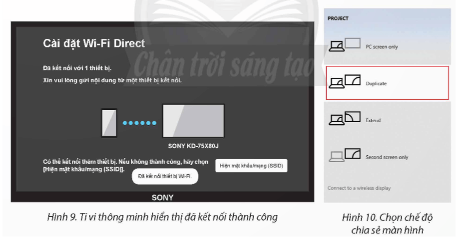 Nhiệm vụ 2. Kết nối máy tính với tivi thông minh