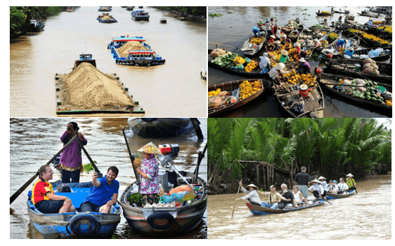 Sưu tầm hình ảnh thể hiện ảnh hưởng của điều kiện tự nhiên và tài nguyên thiên nhiên