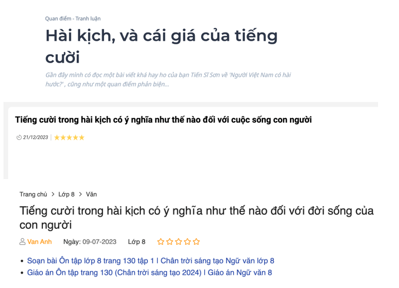Bài tập: Trình bày báo cáo kết quả của bài tập dự án đã thực hiện ở phần 