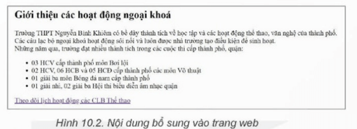 Lý thuyết Tin 12 Kết nối tri thức Bài 10: Tạo liên kết