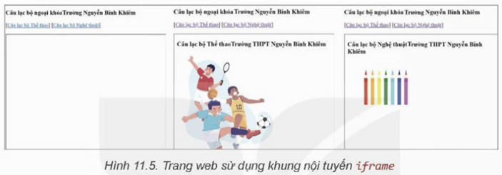 Lý thuyết Tin 12 Kết nối tri thức Bài 11: Chèn tệp tin đa phương tiện và khung nội tuyến vào trang web