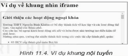 Lý thuyết Tin 12 Kết nối tri thức Bài 11: Chèn tệp tin đa phương tiện và khung nội tuyến vào trang web