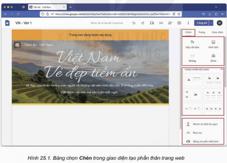 Lý thuyết Tin 12 Kết nối tri thức Bài 25: Xây dựng phần thân và chân trang web