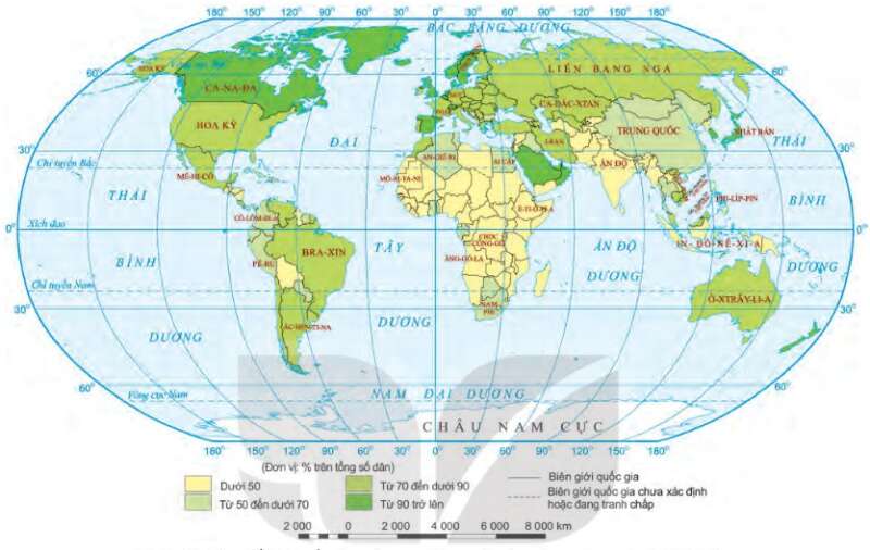 Địa Lí 10 Bài 35: Địa lí ngành bưu chính viễn thông | Kết nối tri thức (ảnh 1)