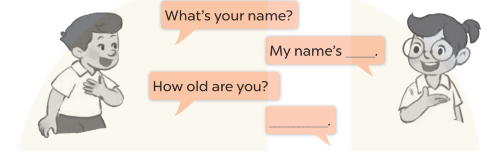 Sách bài tập Tiếng Anh lớp 3 Unit 2 trang 10 Speaking - Kết nối tri thức (ảnh 1)