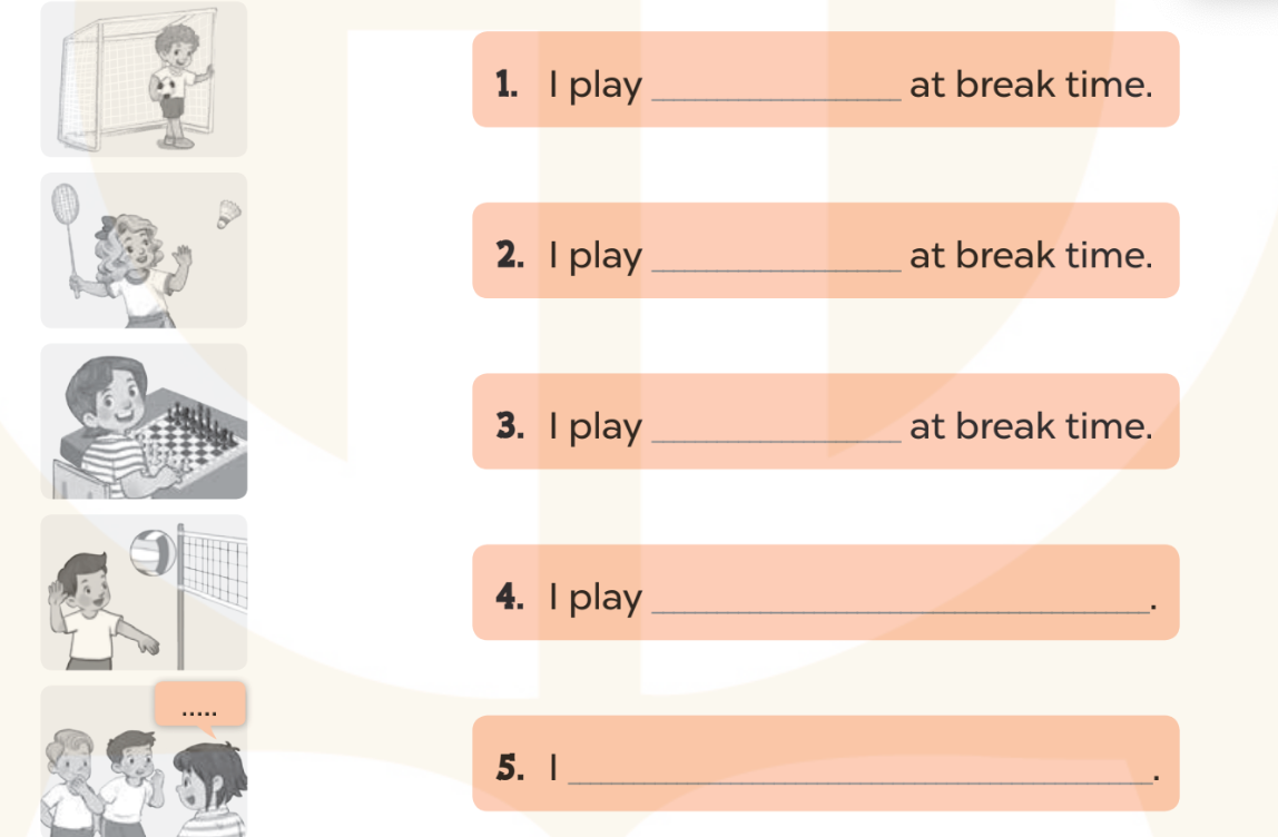Sách bài tập Tiếng Anh lớp 3 Unit 10 trang 47 Writing - Kết nối tri thức (ảnh 1)
