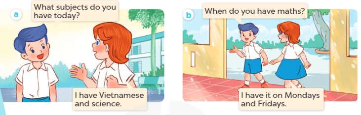 Giải SGK Tiếng Anh lớp 4 Unit 7: Our timetables | Global Success (ảnh 7)