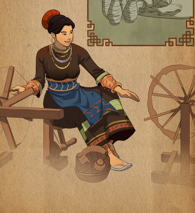 TOP 10 Đoạn văn thể hiện tình cảm, cảm xúc về câu chuyện Bà tổ nghề dệt lụa (ảnh 1)