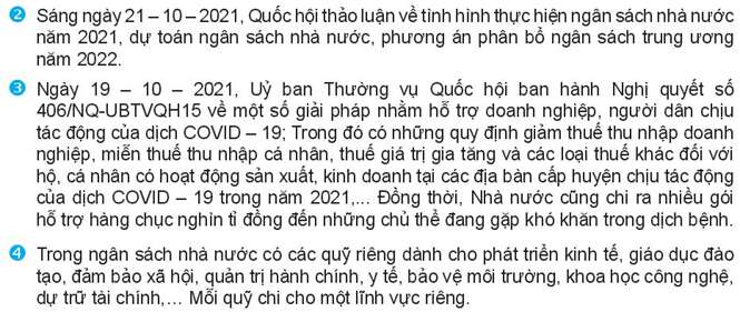 Kinh tế 10 Bài 5: Ngân sách nhà nước | Kết nối tri thức (ảnh 4)