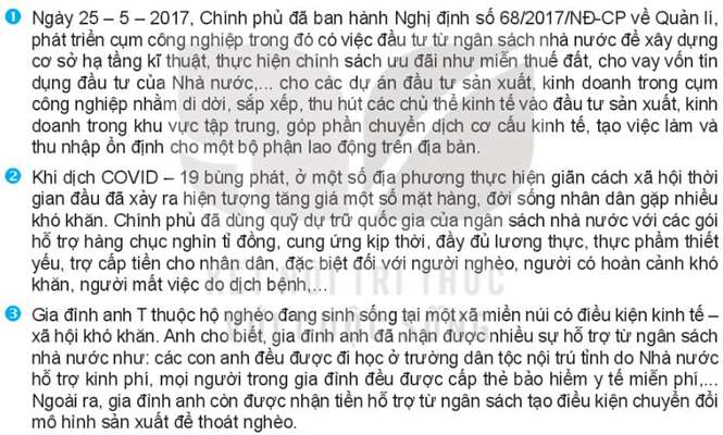 Kinh tế 10 Bài 5: Ngân sách nhà nước | Kết nối tri thức (ảnh 6)