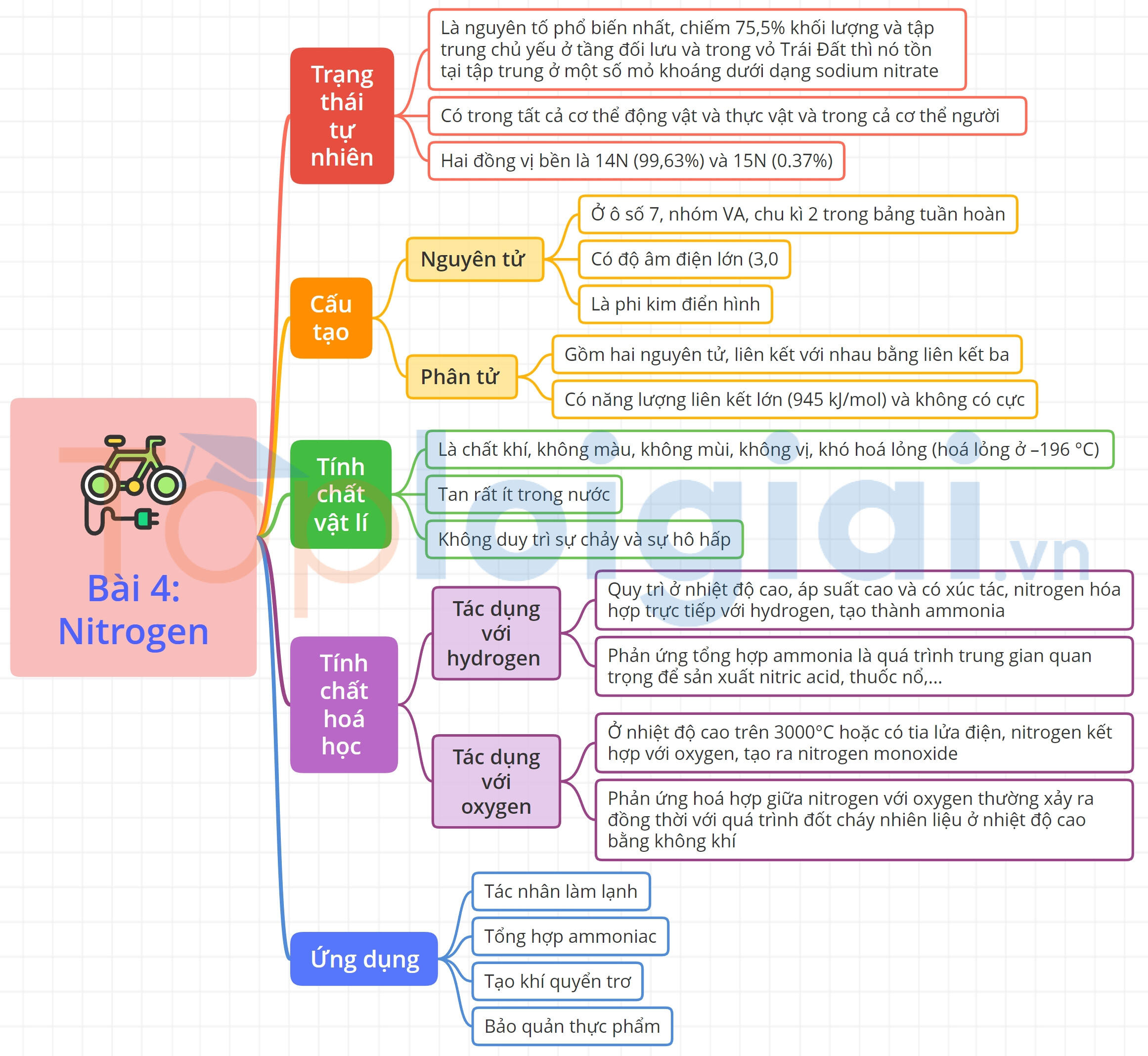Lý thuyết Nitrogen – Hóa 11 Kết nối tri thức (ảnh 1)
