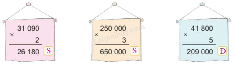 Giải SGK Toán lớp 4 trang 6, 7, 8 Bài 38: Nhân với số có một chữ số | Kết nối tri thức (ảnh 4)