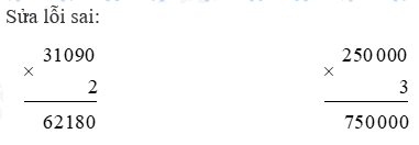 Giải SGK Toán lớp 4 trang 6, 7, 8 Bài 38: Nhân với số có một chữ số | Kết nối tri thức (ảnh 5)