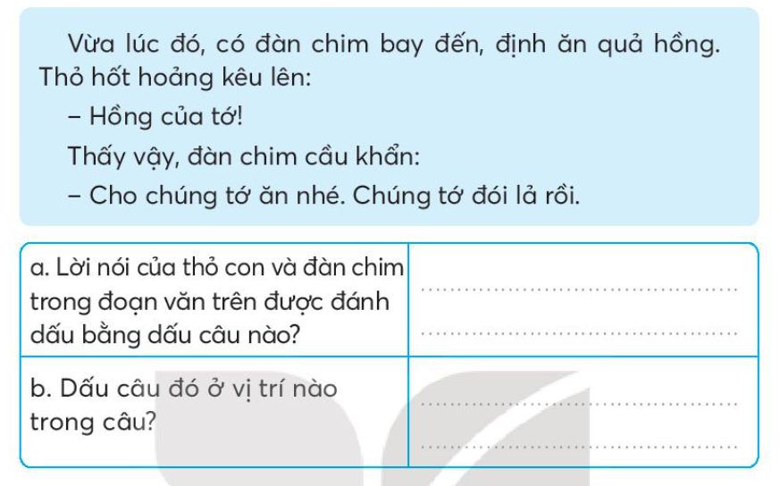 Vở bài tập Tiếng Việt lớp 3 Bài 10: Quả hồng của thỏ con trang 22, 23 Tập 2 - Kết nối tri thức (ảnh 1)