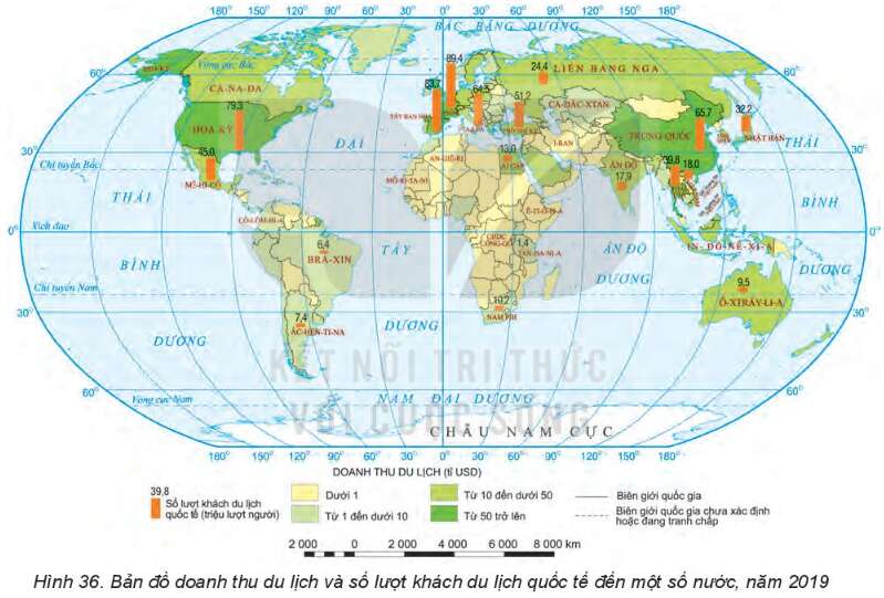 Địa Lí 10 Bài 36: Địa lí ngành du lịch | Kết nối tri thức (ảnh 2)