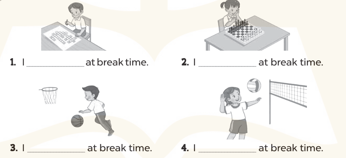 Sách bài tập Tiếng Anh lớp 3 Unit 10 trang 44 Phonics and Vocabulary - Kết nối tri thức (ảnh 1)