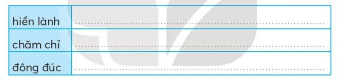 Vở bài tập Tiếng Việt lớp 3 Ôn tập đánh giá cuối học kì 2 trang 69, 70, 71 Tập 2 - Kết nối tri thức (ảnh 1)