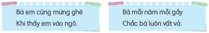 Ngày gặp lại trang 10, 11 Tiếng Việt lớp 3 Tập 1 | Kết nối tri thức (ảnh 2)