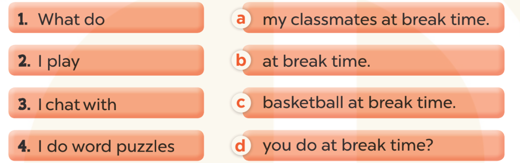 Sách bài tập Tiếng Anh lớp 3 Unit 10 trang 45 Sentence patterns - Kết nối tri thức (ảnh 1)