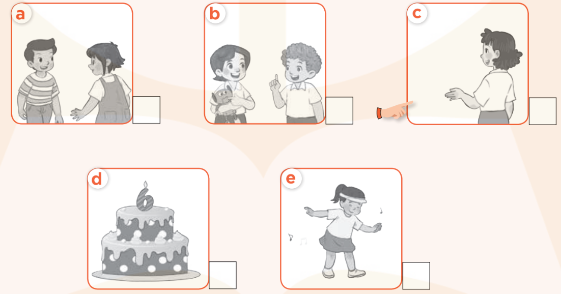 Sách bài tập Tiếng Anh lớp 3 Self-check 1 trang 25 Listening - Kết nối tri thức (ảnh 1)