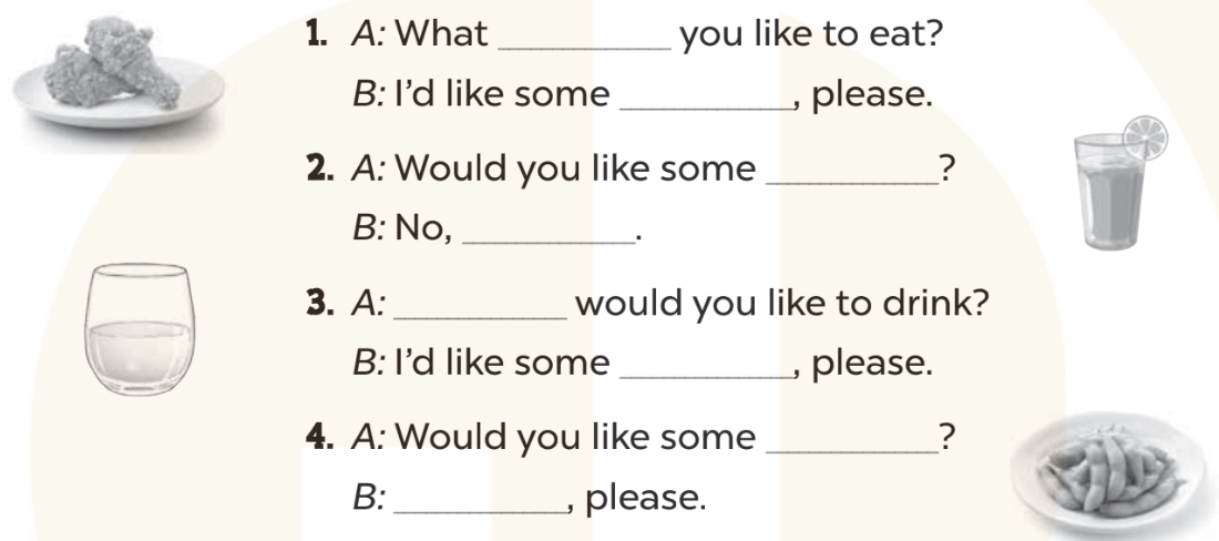 Sách bài tập Tiếng Anh lớp 3 Unit 15 trang 69 Sentence patterns - Kết nối tri thức (ảnh 1)