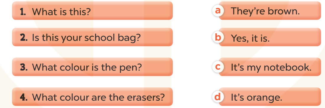 Sách bài tập Tiếng Anh lớp 3 Unit 9 trang 41 Sentence patterns - Kết nối tri thức (ảnh 1)