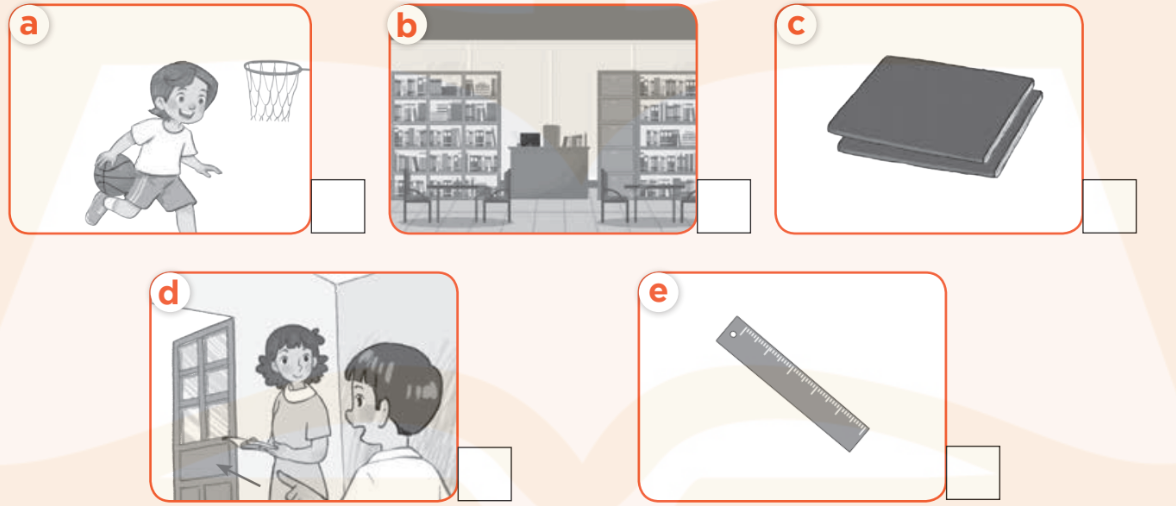 Sách bài tập Tiếng Anh lớp 3 Self-check 2 trang 49 Listening - Kết nối tri thức (ảnh 1)