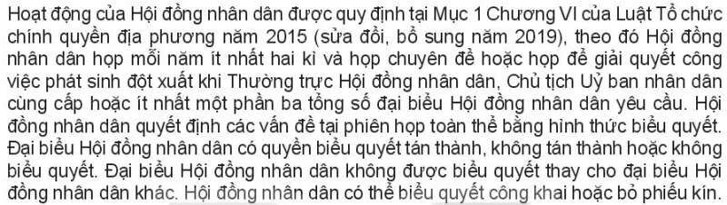Pháp luật 10 Bài 23: Hội đồng nhân dân và Ủy ban nhân dân | Kết nối tri thức (ảnh 3)
