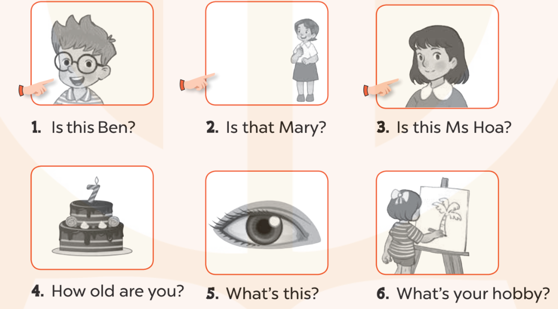 Sách bài tập Tiếng Anh lớp 3 Self-check 1 trang 26 Speaking - Kết nối tri thức (ảnh 1)