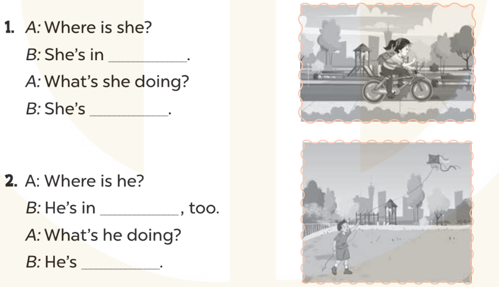 Sách bài tập Tiếng Anh lớp 3 Unit 19 trang 89 Sentence patterns - Kết nối tri thức (ảnh 1)