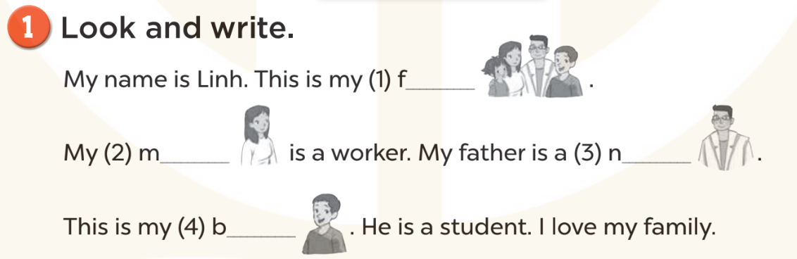 Sách bài tập Tiếng Anh lớp 3 Unit 12 trang 59 Writing - Kết nối tri thức (ảnh 1)