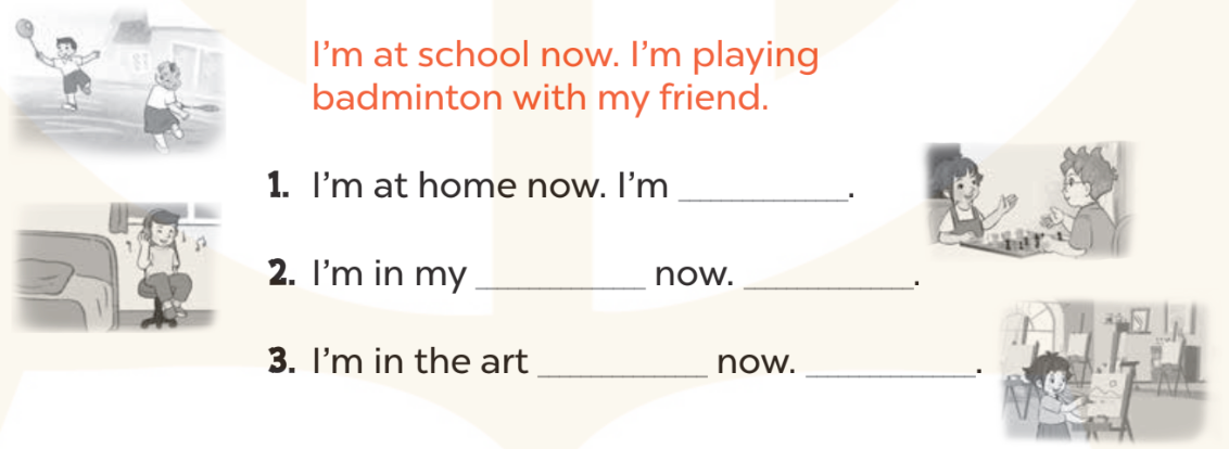 Sách bài tập Tiếng Anh lớp 3 Unit 18 trang 87 Writing - Kết nối tri thức (ảnh 1)