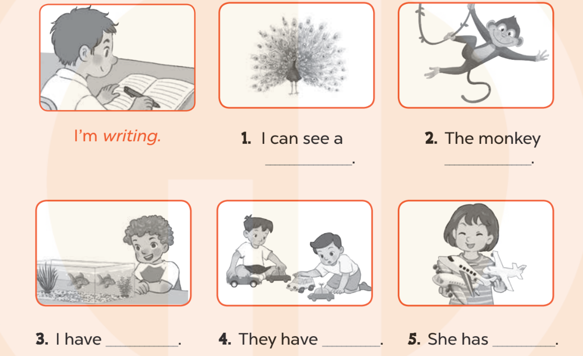 Sách bài tập Tiếng Anh lớp 3 Self-check 4 trang 98 Speaking - Kết nối tri thức (ảnh 1)