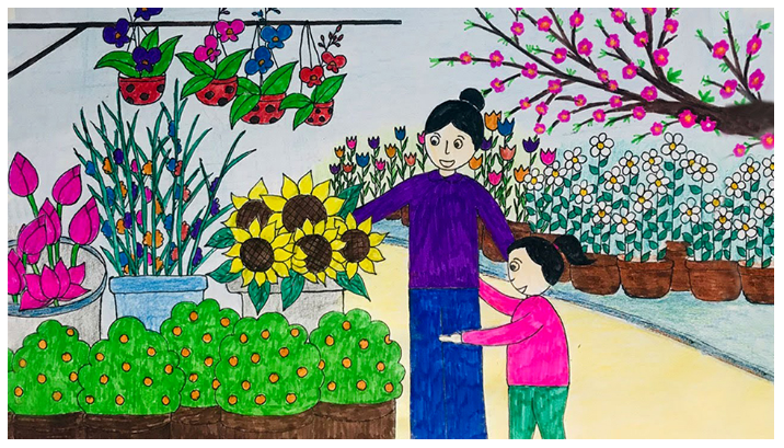 Soạn bài Tháng Giêng, mơ về trăng non rét ngọt | Kết nối tri thức Ngữ văn lớp 7 (ảnh 2)