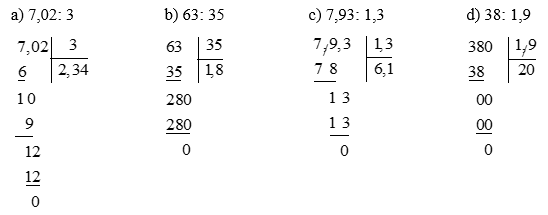 Vở bài tập Toán lớp 5 Kết nối tri thức Bài 31: Ôn tập các phép tính với số thập phân