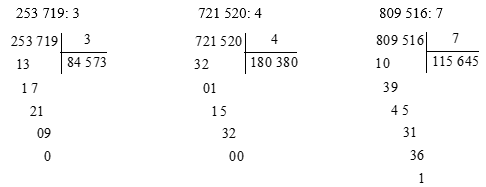 Vở bài tập Toán lớp 4 Kết nối tri thức Bài 39: Chia cho số có một chữ số