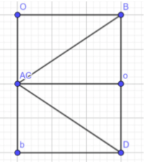 Vẽ và cắt từ giấy một hình thoi tùy ý. Sau đó cắt hình thoi theo