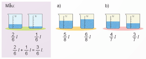 Toán lớp 4 Kết nối tri thức Bài 60: Phép cộng phân số (trang 74 Tập 2) | Giải Toán lớp 4