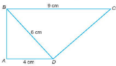 Cho tứ giác ABCD như Hình 9.11. Biết rằng góc BAD = góc BDC , AD = 4 cm, BD = 6 cm và BC = 9 cm 
