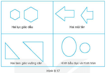 Những cặp hình nào dưới đây H.9.17 là hình đồng dạng