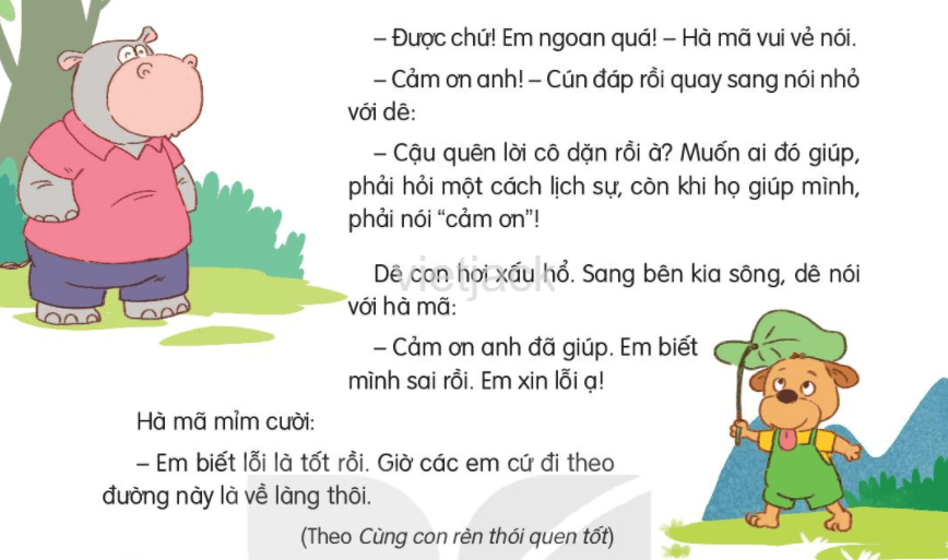 Cảm ơn anh hà mã trang 84 - 85